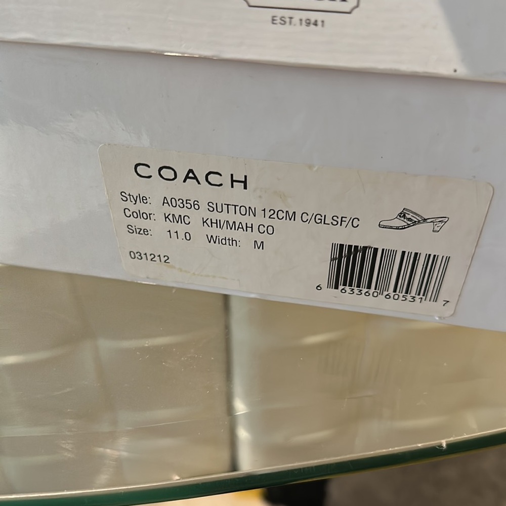 Preowned Authentic Coach mules - Picture 10 of 11